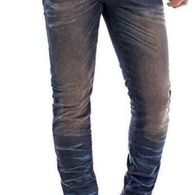 Cipo & Baxx heren jeans broek 5 pocket design recht vintage denim slim fit broek brown