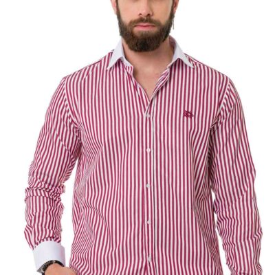 Cipo & Baxx CH 192 Herenhemd, regular fit, vrijetijdshemd met lange mouwen