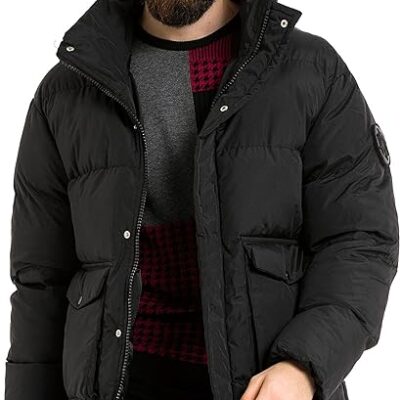 Cipo & Baxx Winterjas voor heren, gewatteerde jas, outdoor, vrije tijd, CM211