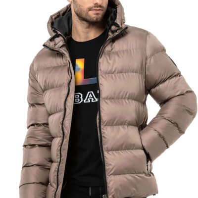 CIPO & BAXX GEWATTEERDE JAS VOOR HEREN, WINTERJAS