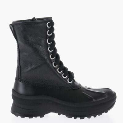 Jil Sander Leather Combat Boots With Vibram Sole Size eu maat 42 en 41